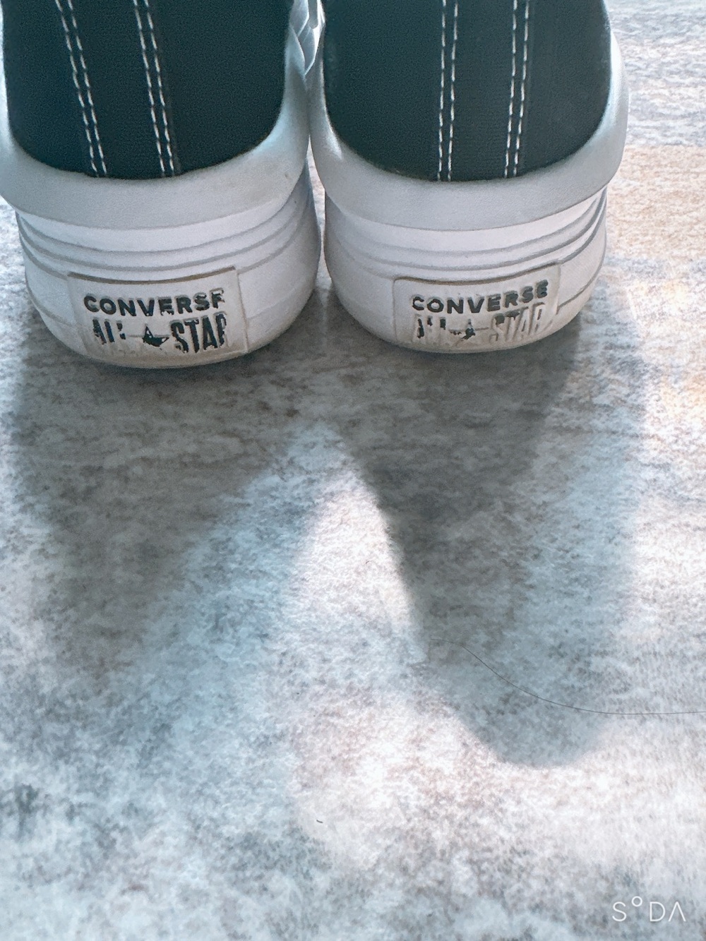 Black Low-Top Platform Canvas Sneakers - men’s 11 - Picture 4 of 6